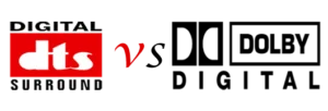 Logo's DTS en Dolby Digital