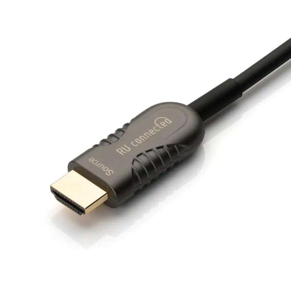 ru-connected-optische-hdmi-2-1-source-connector Source-connector van de RU connected optische HDMI 2.1 kabel